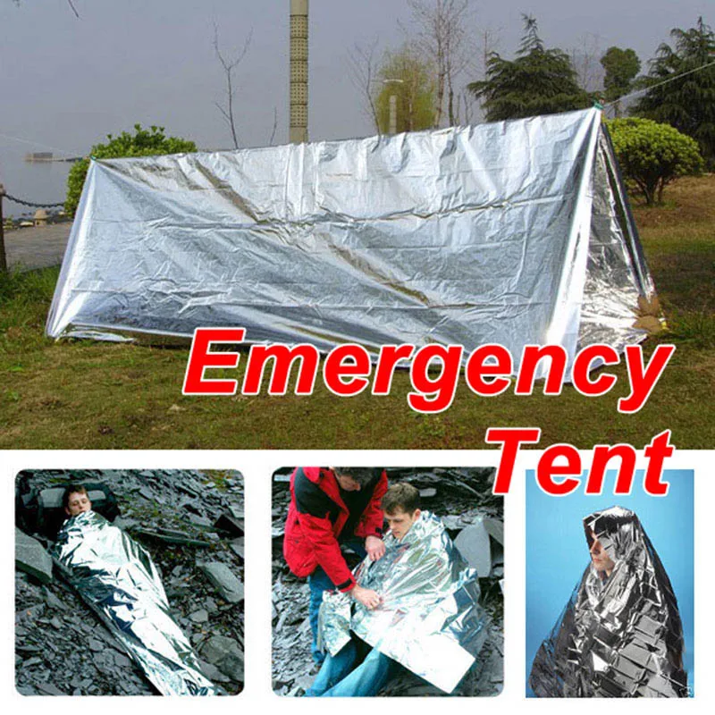 

240*160CM Emergency Tent Tube Survival Camping Shelter Emergencies Sporting Outdoor ED-shipping