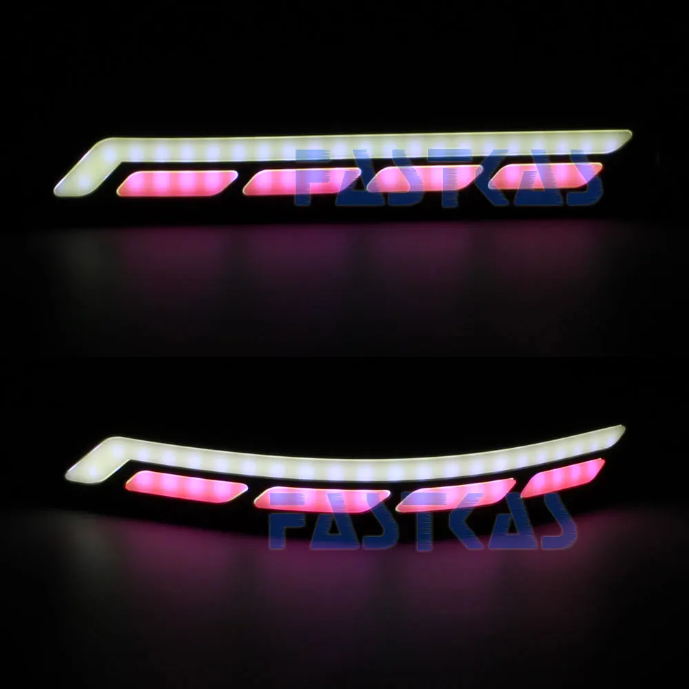 СВЕТОДИОДНЫЙ DRL Дневной светильник 100% Водонепроницаемый Белый Розовый цвет