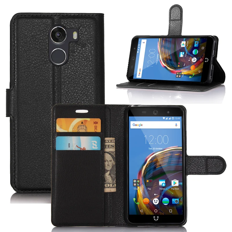 YeLun Wileyfox Swift 2 Чехол с откидной крышкой из искусственной кожи высокого качества