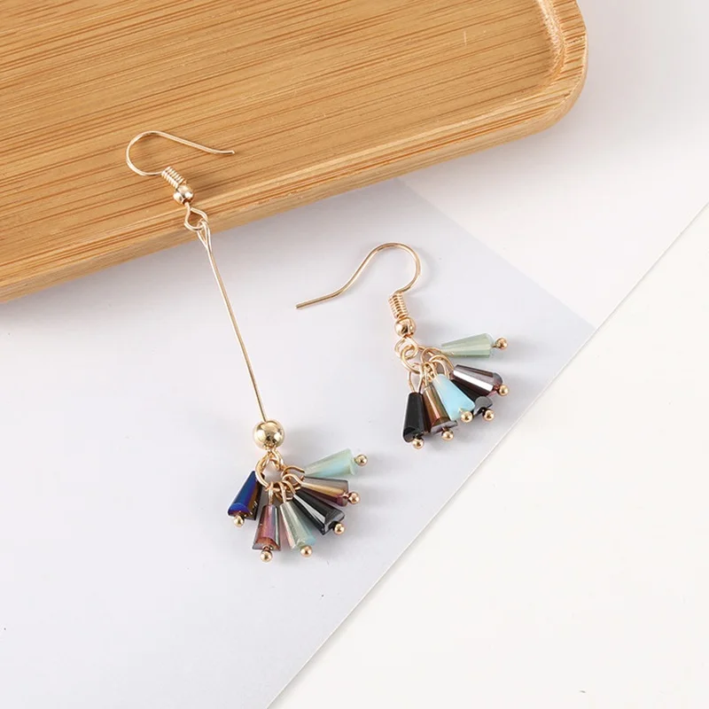 2019 New Fashion Dissymmetrical Colorful Dangle Earrings For Women Ladies Girls Birthday Party Wedding Gifts Jewelry Wholesale | Украшения