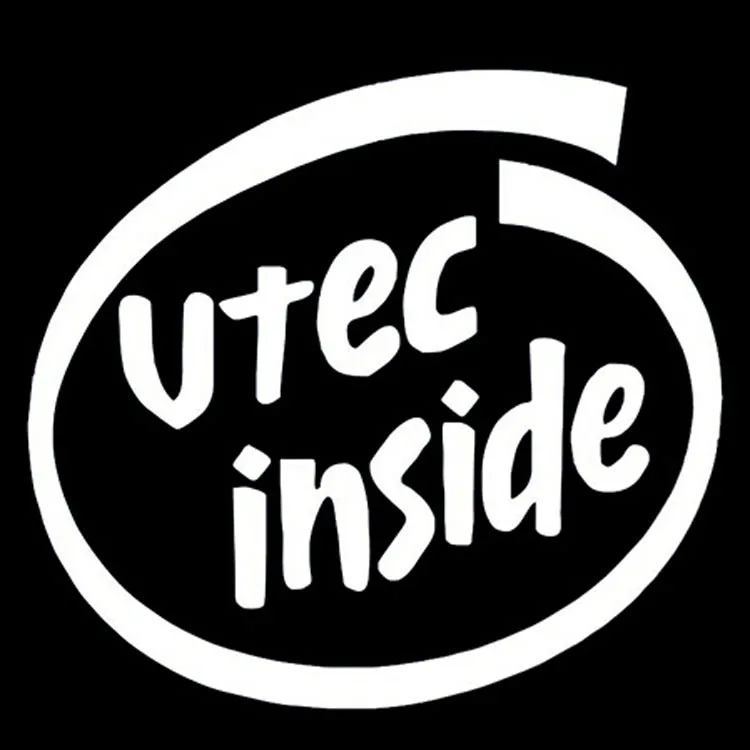 Персонализированные автомобильные наклейки с надписью внутри VTEC 13*12 см |