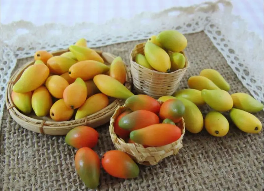 1:12 Кукольный домик Миниатюрный Мини-пищевой фрукт манго | Игрушки и хобби