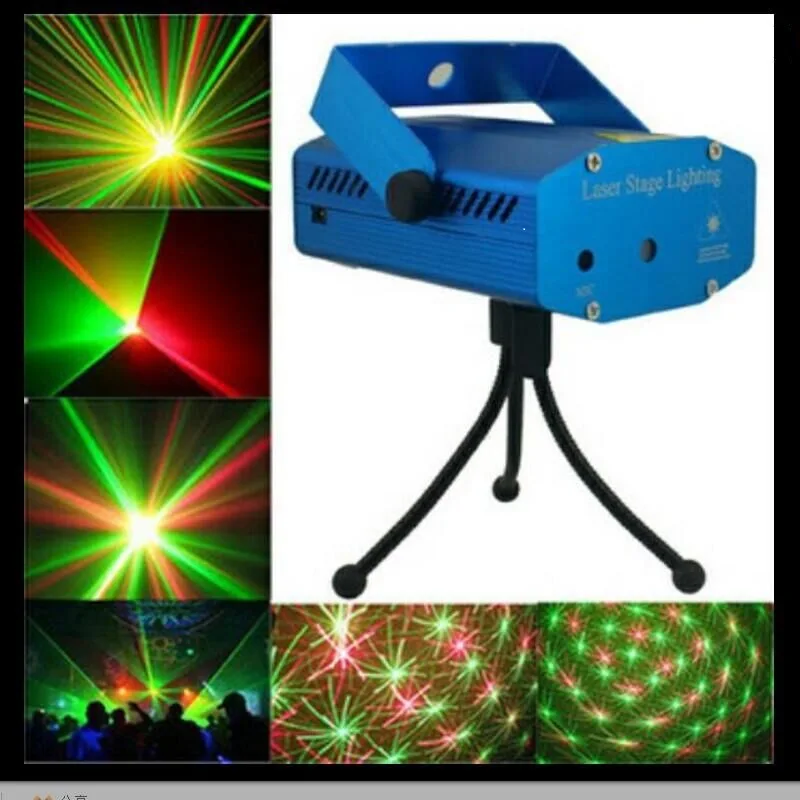 

Mini Laser Projector Stage Lamp Light Fulll of Stars Laser Light KTV Stage Equipment Party Lighting Lamp