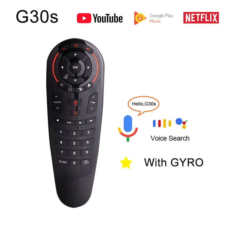 G30 голосовое дистанционное управление 2 4G Беспроводная воздушная мышь микрофон