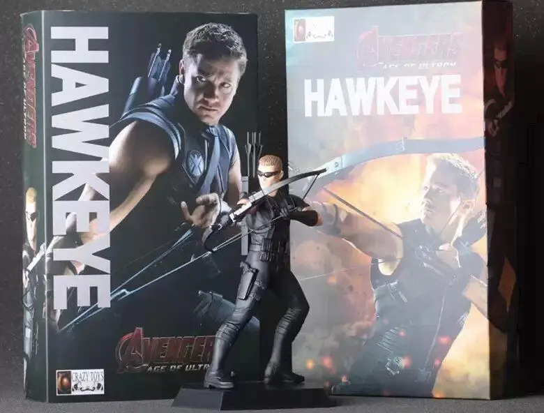 Hawkeye фигурки из ПВХ 7 в 1 героев Marvel супергерой Мстители экшн-фигурки аниме детские