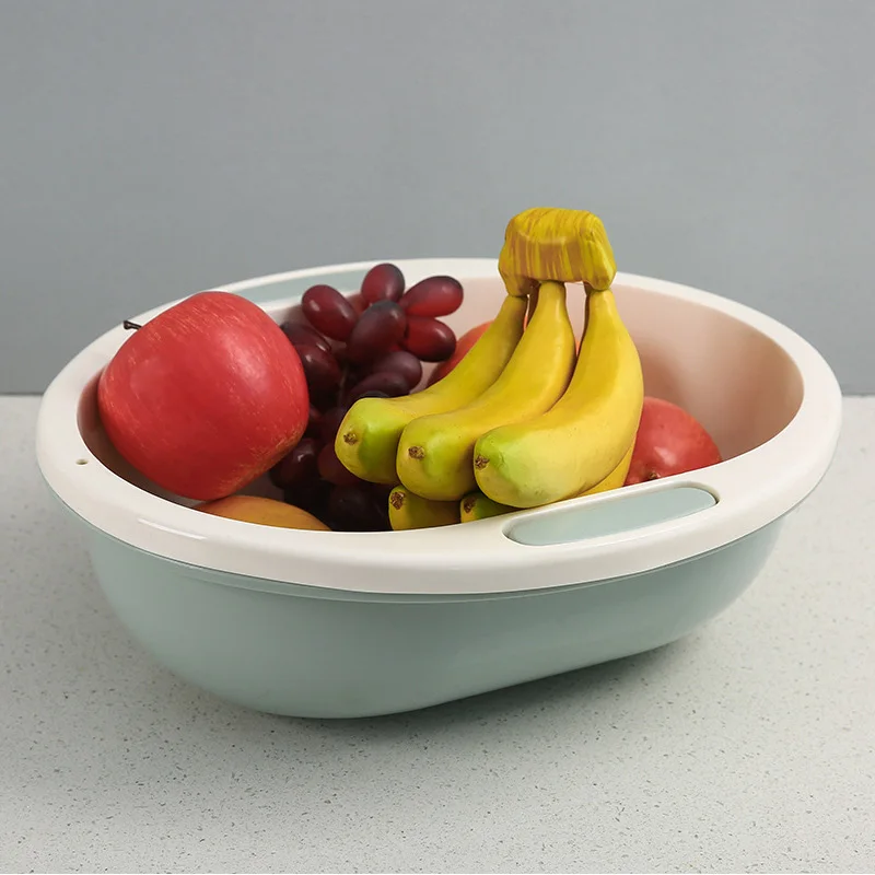 Синяя/Розовая/фиолетовая кухонная сливная корзина для мытья фруктов и овощей