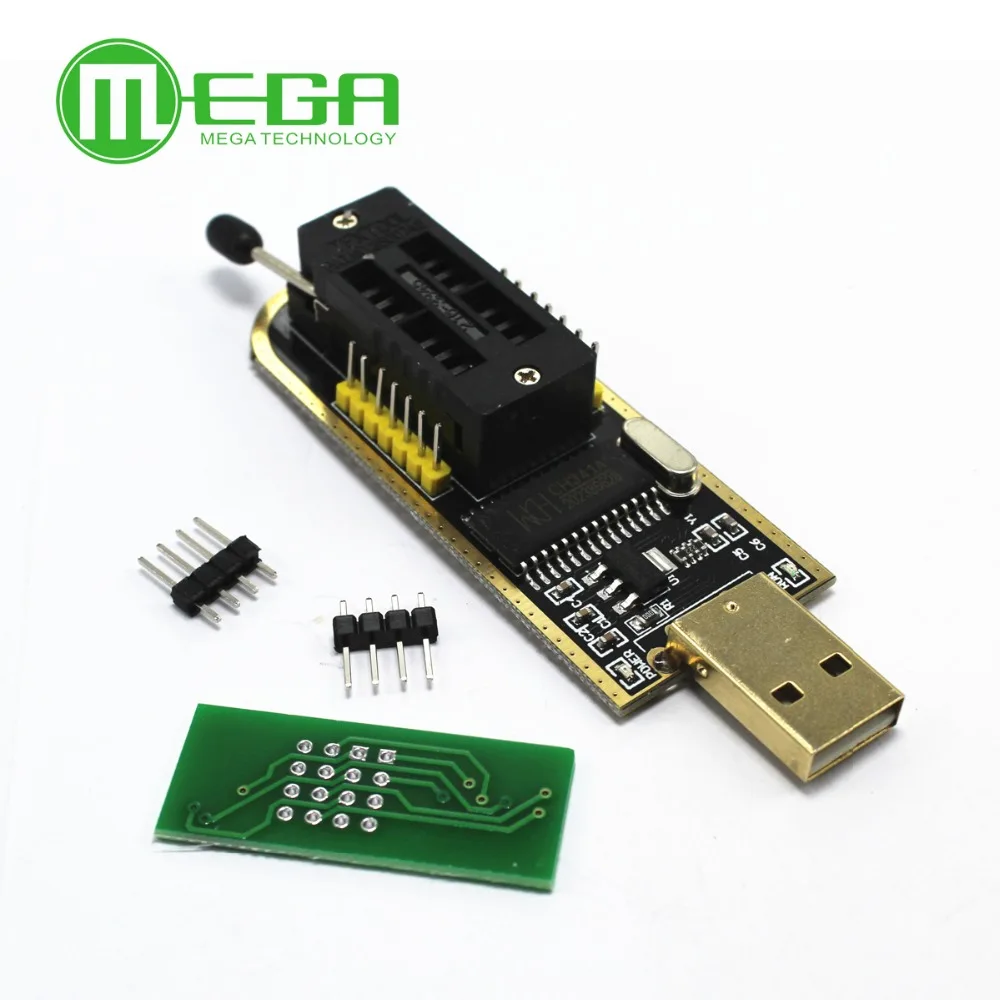 10 наборов CH341A 24 25 серия EEPROM Flash BIOS USB программатор с программным обеспечением и
