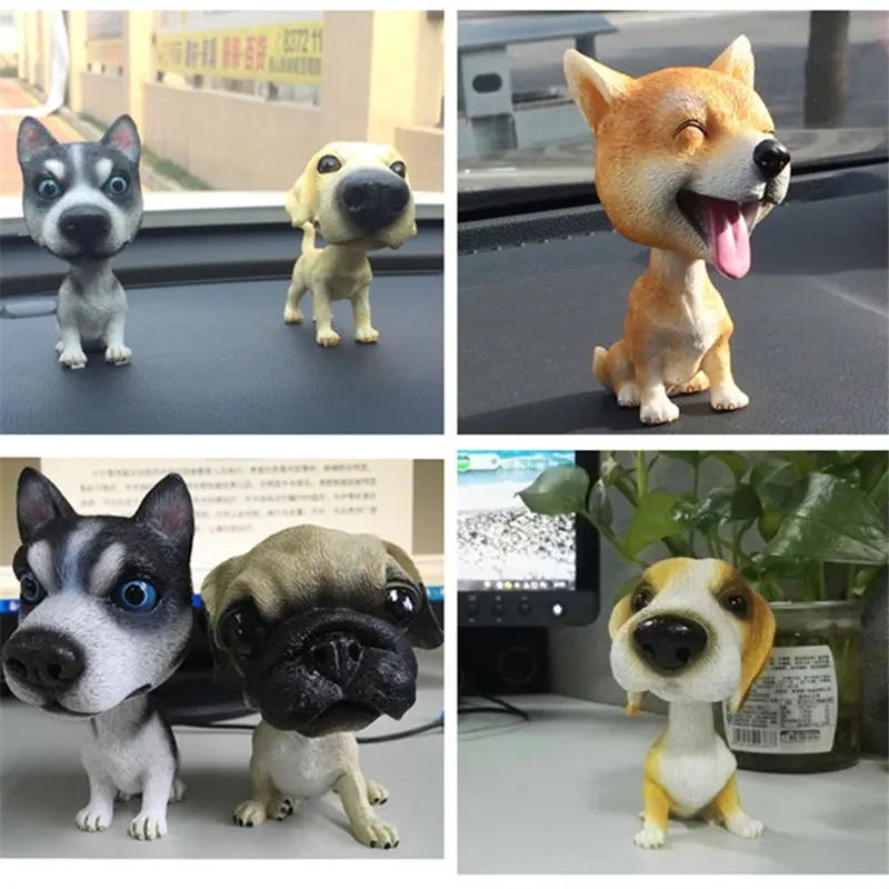 Кукла поплавок &quotХаски&quot из смолы для стайлинга автомобиля|nodding dog|car nodding dogbobblehead