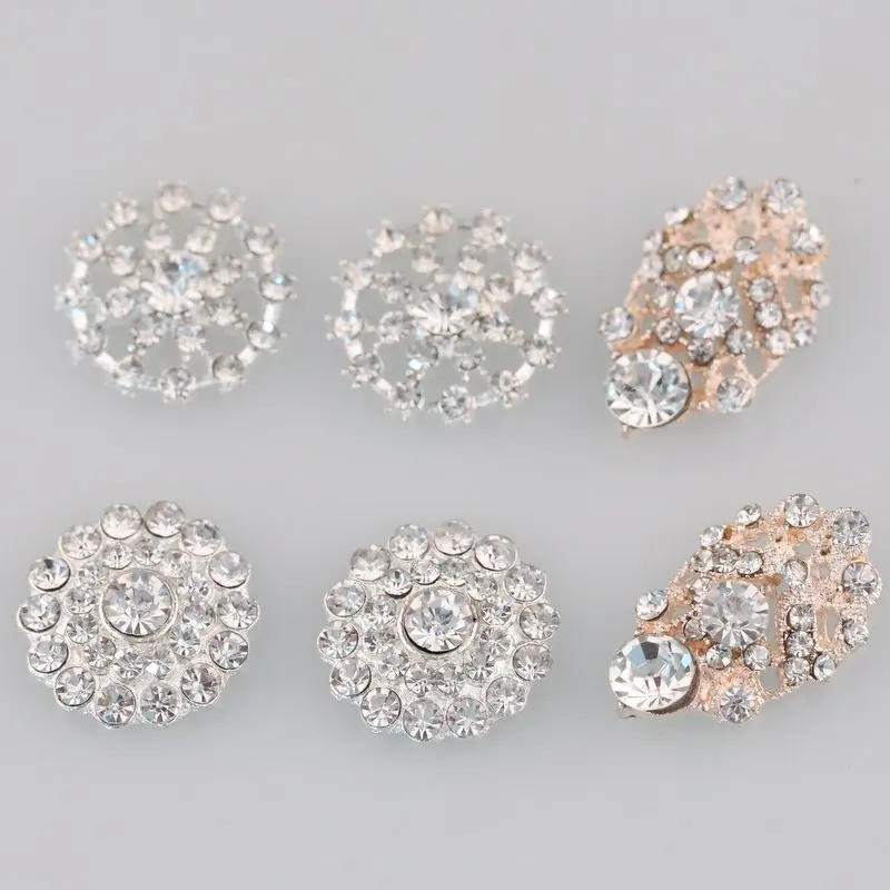Flatback Round Rhinestones Button Crystals Stones Flat Back Charms For DIY Clothes Crafts (10pcs /lot | Дом и сад