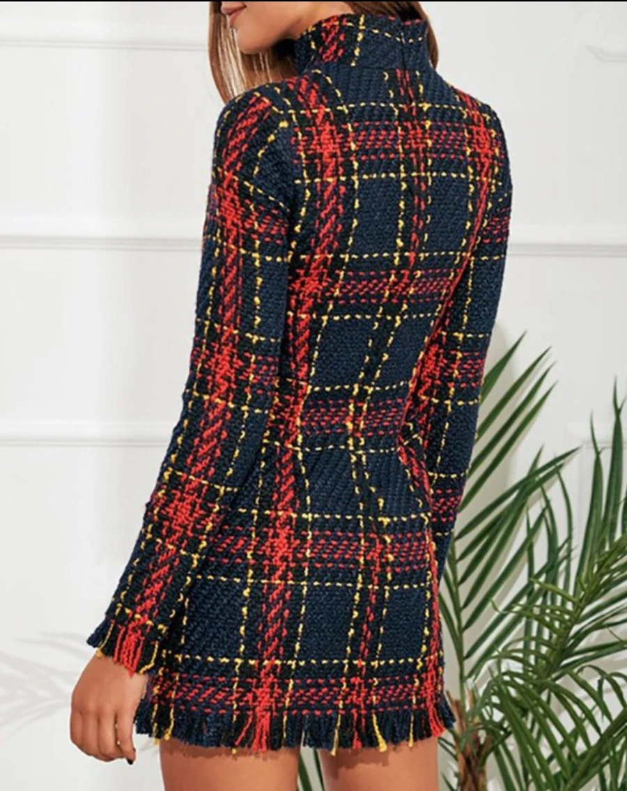 2018 осеннее женское элегантное винтажное Повседневное платье-футляр с длинным