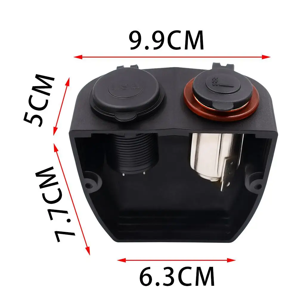 BEESCLOVER двойной светлые кружочки 4.2A Dual USB Автомобильное Зарядное устройство