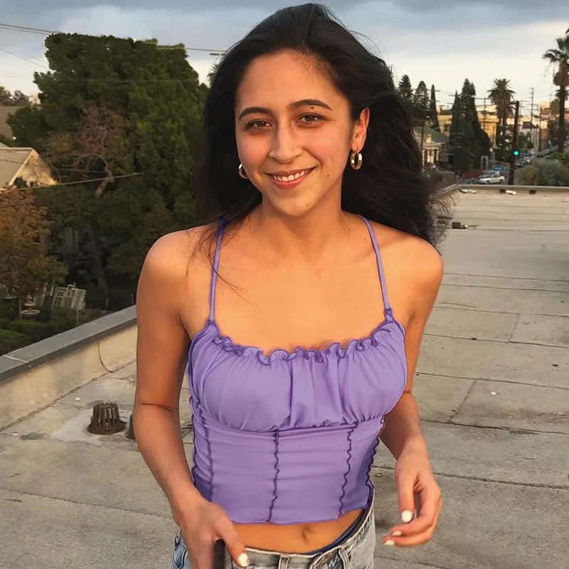 2019 женские летние майки жилет Блузка без рукавов Женский Топ повседневные тонкие