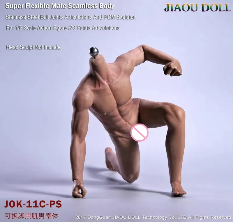 JIAOUDOLL JOK-11C-PS /JOK-11C-YS /JOK-11C-BS 1/6 мужской супер гибкий Бесшовный корпус с металлическим