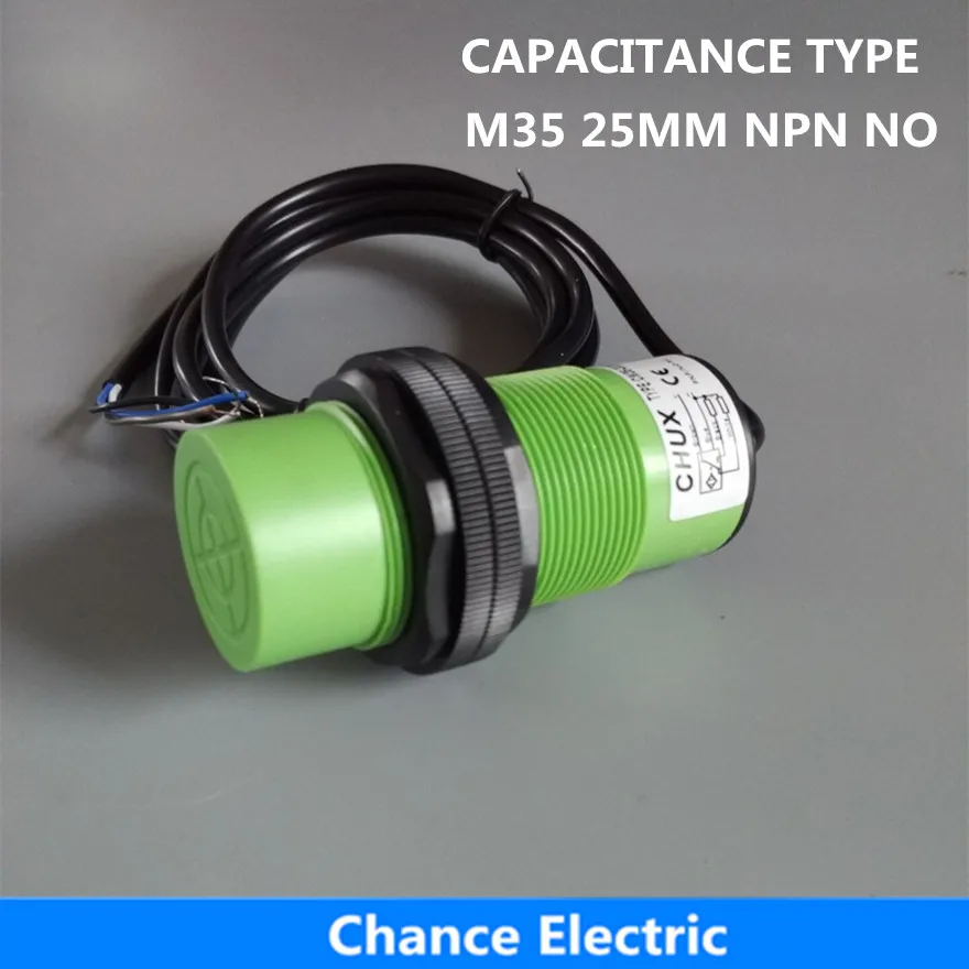 Емкостный датчик приближения M35 CM35-25-DNA /DNB/DPA/DPB цилиндрический пластиковый корпус 25 мм NO/NC Switch NPN PNP