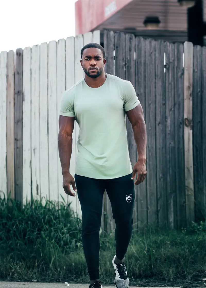 ALPHALETE, мужские джоггеры, Брендовые мужские брюки, повседневные штаны, спортивные штаны, джоггеры, черные, повседневные эластичные хлопковые штаны для фитнеса и тренировок