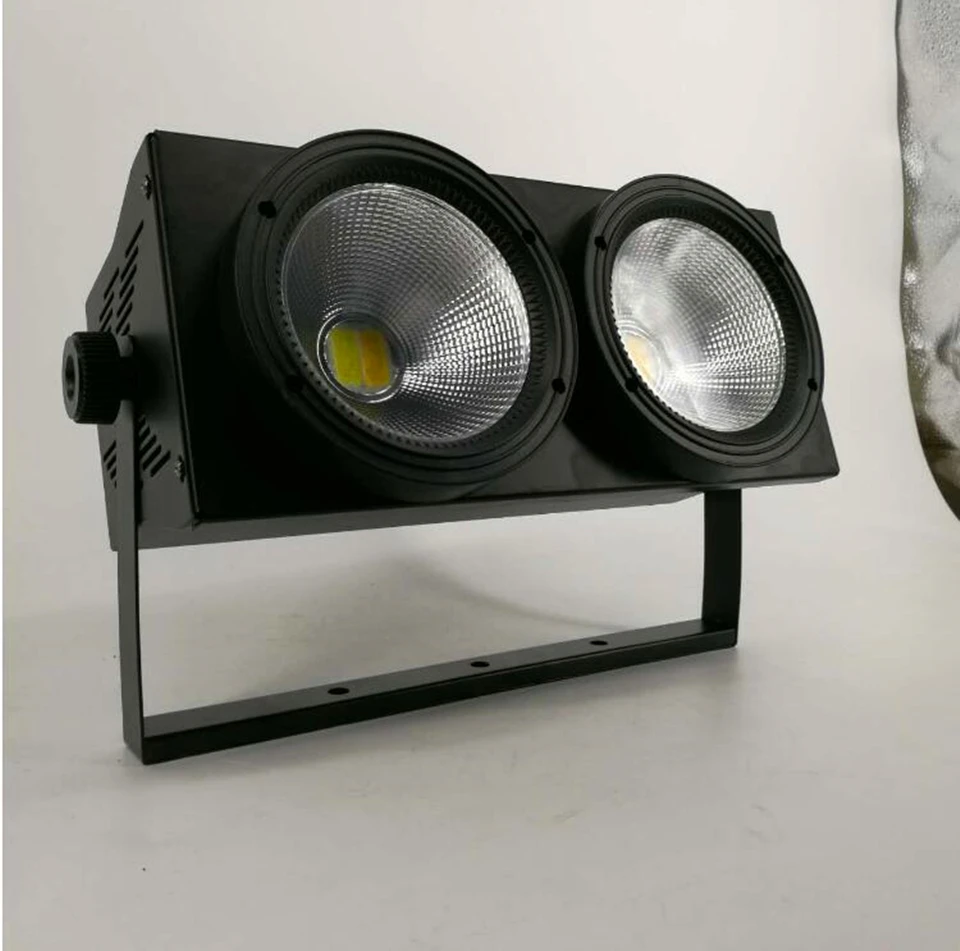 Светодиодный 2 глаза 2x100 Вт свет COB DMX сценическое освещение оборудование для