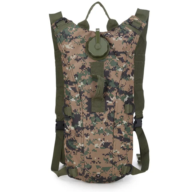 Желтый цвет Охотничий 3л сумка для воды Molle военный тактический гидратационный рюкзак, нейлоновая верблюжья сумка для воды для велоспорта кемпинга - Цвет: Желтый цвет