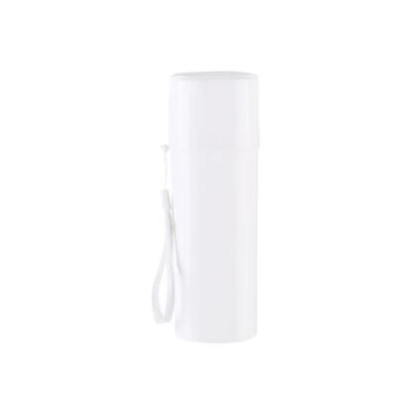 White XZJJA пластиковая зубная щетка коробки для хранения портативная зубная щетка для путешествий Органайзер для зубной пасты посуда вилка ложки Защитный Контейнер - Цвет: White