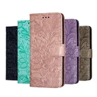 Кожаные чехлы с откидной крышкой для Redmi Note 8 Pro M1906G7I, чехол с кружевными цветами для Xiaomi Red MI Note 8 M1908C3JH, M1908C3JG, бумажник-книжка