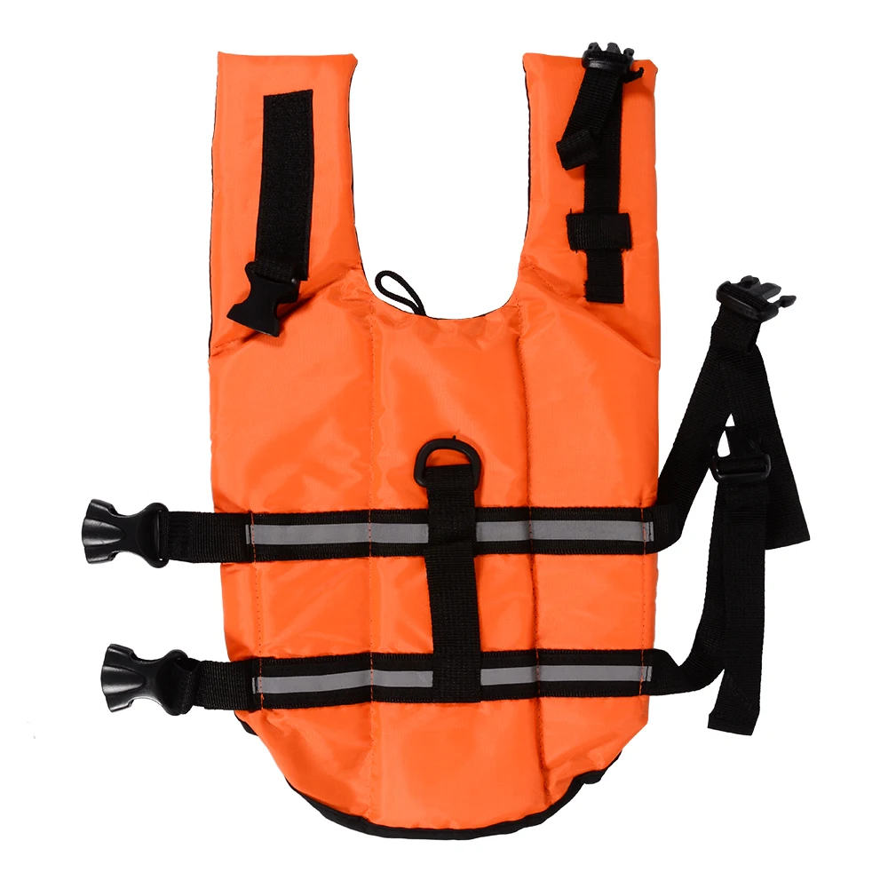 Pet Dog Life Jacket Swimming Coat Reflective Adjustable in Orange OS576-OS579 | Дом и сад