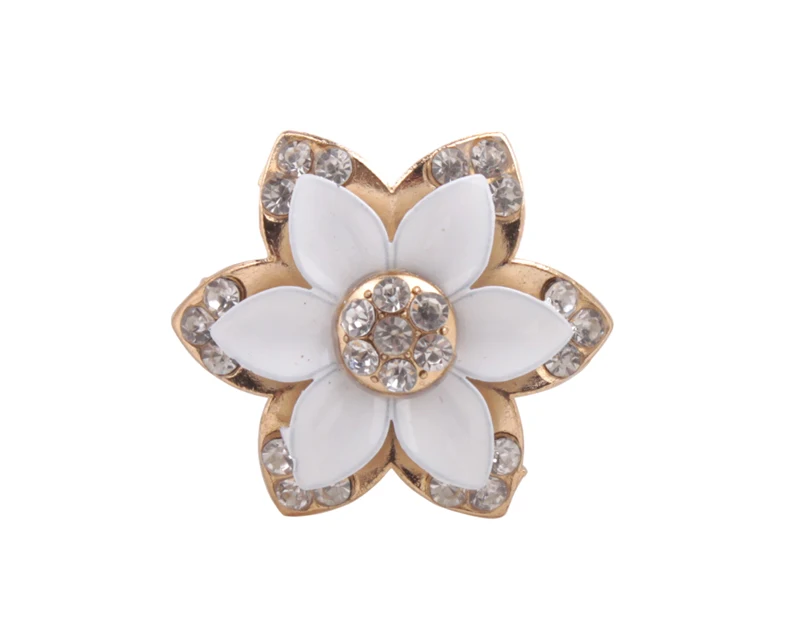 

Бесплатная доставка 30 шт. Стразы с белыми цветами, с плоским основанием, кабошон для украшения телефона