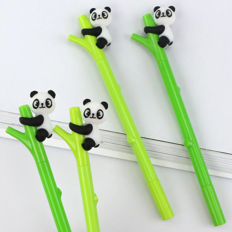 Из 2 предметов мультфильм каваи панда Bamboo нейтральной ручка канцелярские canetas