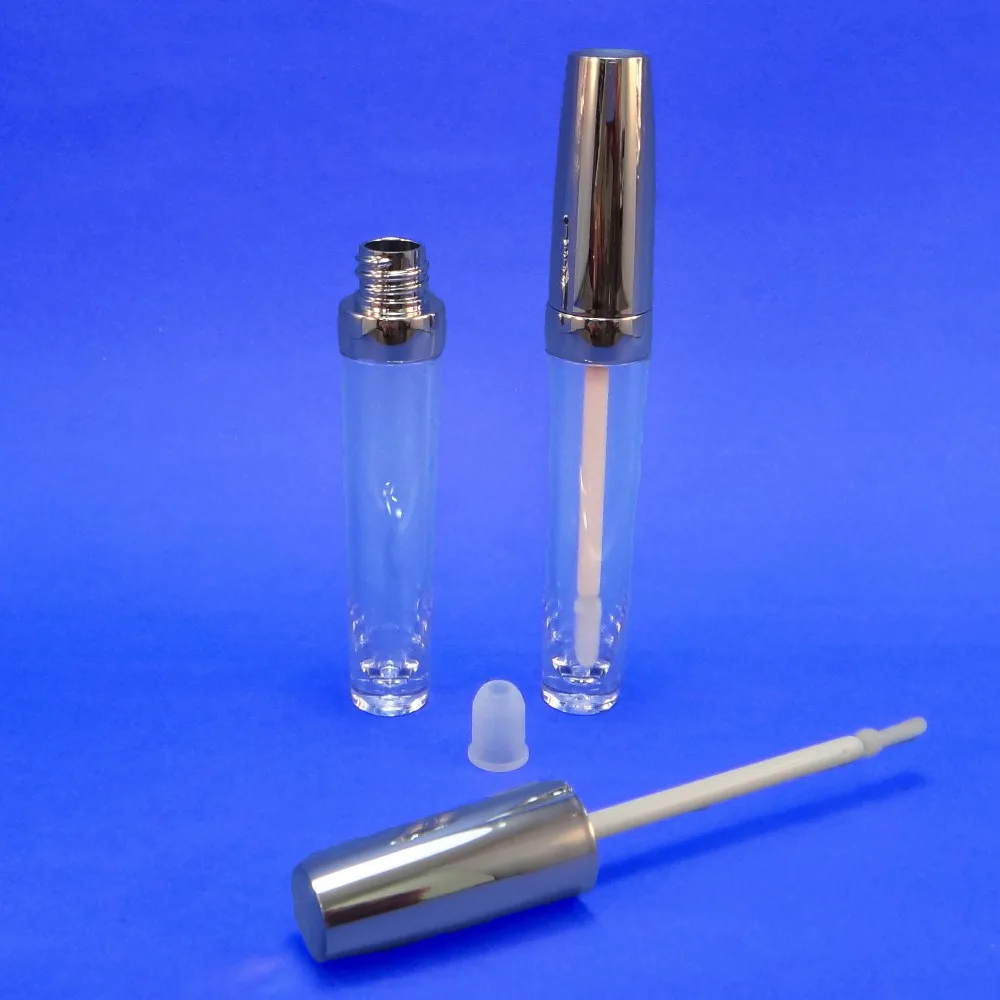 2 шт. пустой прозрачный блеск для губ консилер контейнер чехол с палочкой и