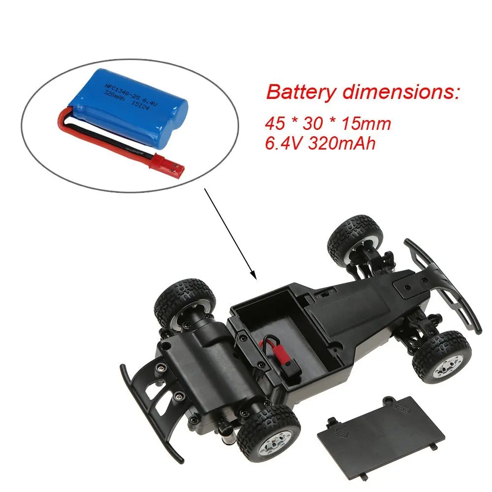 WLtoys L353 1/24 2 4G Электрический щеточный 2WD RTR Радиоуправляемый автомобиль короткий |