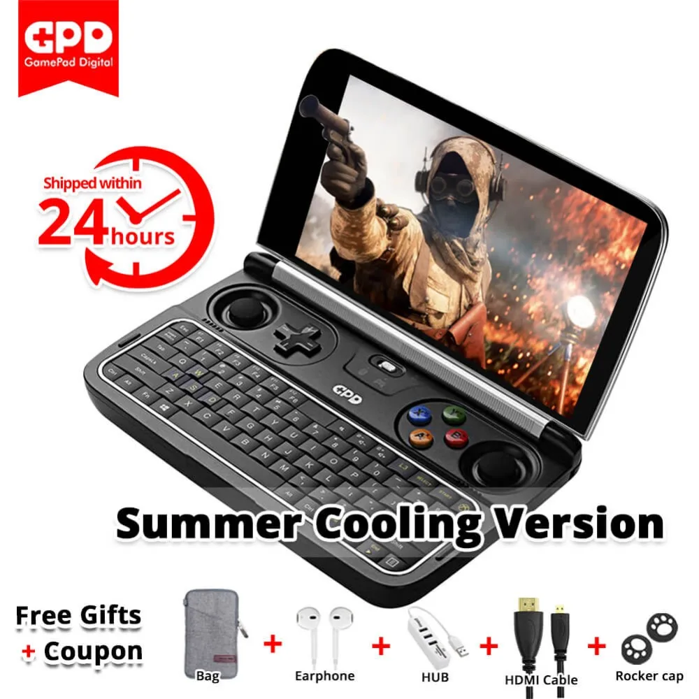 Новый GPD Win 2 WIN2 Intel Core m3 7Y30 4 ядра 6 &quotгеймпад планшеты Windows 10 8 Гб оперативная память