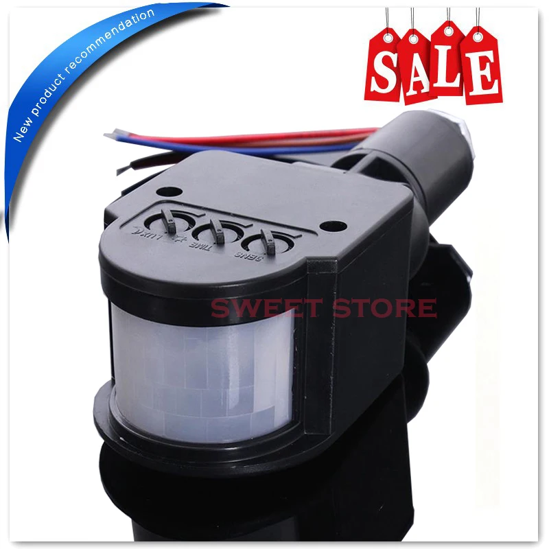 DC24V тела Инфракрасный Настенный светильник Сенсор Переключатель Регулируемая