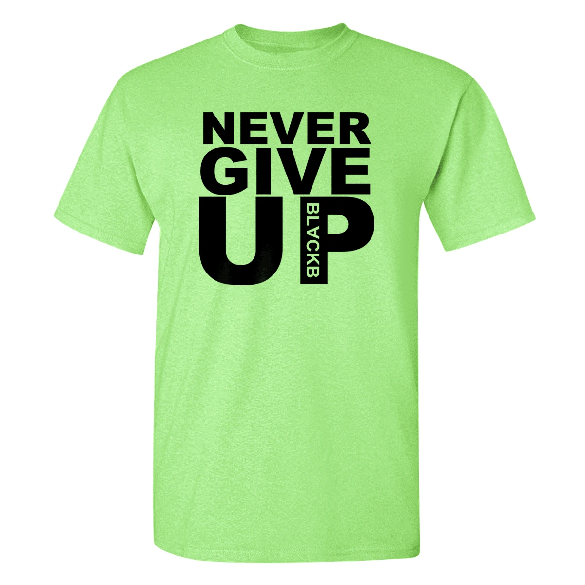 Футболка с принтом «Never Give Up Liverpool», мужские футболки с надписью «Mo Salah You'll Never Walk Alone», Топ, футболка в стиле Харадзюку, Мужская футболка - Цвет: light green 1