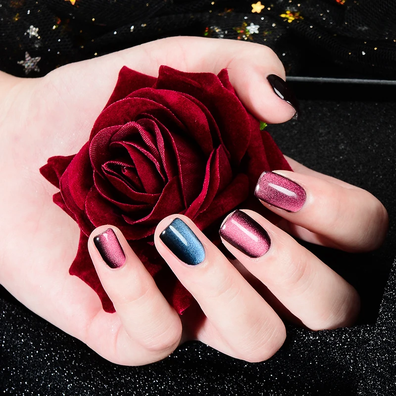 Гель лак для ногтей с эффектом кошачий глаз 7 мл|Гель ногтей| |