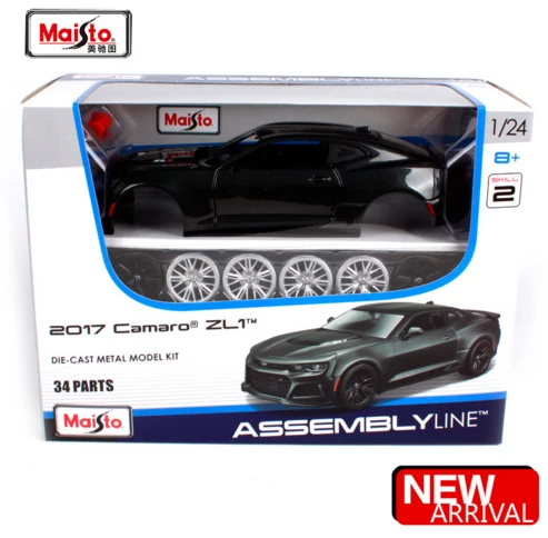 Сборная линия Maisto 1:24 2017 Camaro ZL1 модель автомобиля сделай сам игрушка для детей