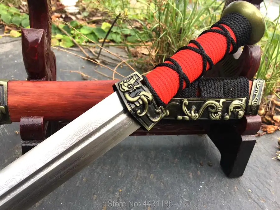 40 см * переносной удобный меч для самообороны китайский свернутый узор сталь