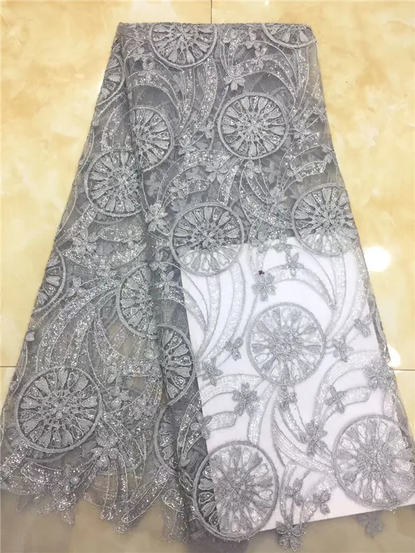 Высококачественная швейцарская вуаль кружева 2019 африканская коричневая органза