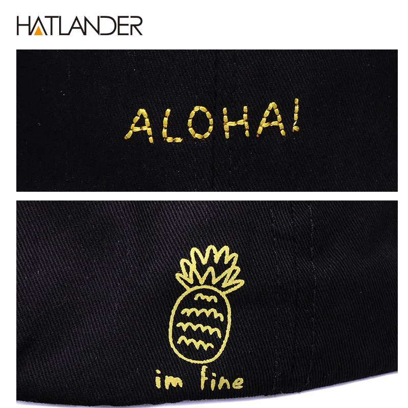 HATLANDER/Бейсбольные кепки с вышитыми буквами ALOHAI для мальчиков и девочек