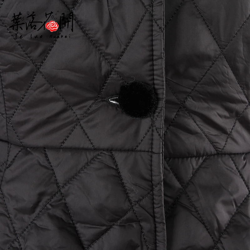 30 женское винтажное длинное пальто черное Стеганое размера плюс 4xl для Одри