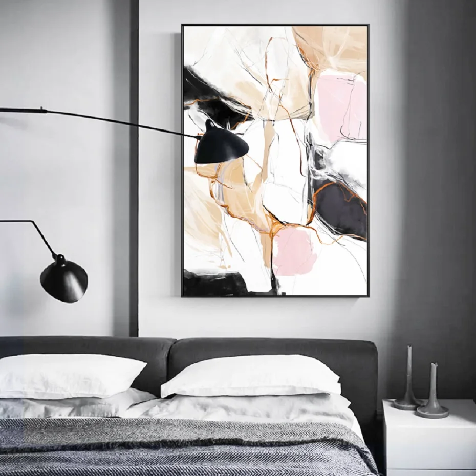 

Nordic Modern Minimalist Abstract Wall Art Canvas Paintings Wall Pictures Prints and Posters on Canvas Living Room Home Decor