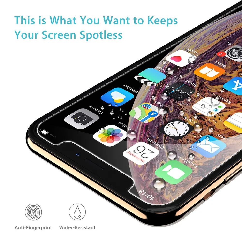 3 шт. защитная пленка из закаленного стекла для IPhone X XR XS 11 Pro Max 12 Mini 8 7 6 6S Plus 5 5S SE 2020