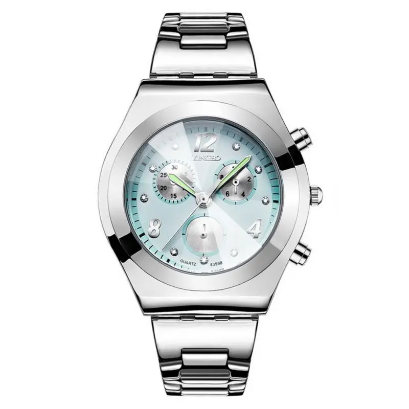 

Fashion Rhinestone Waterproof Watches Ladies High Quality Stainless Steel Quartz Wrist Watch Women Girl