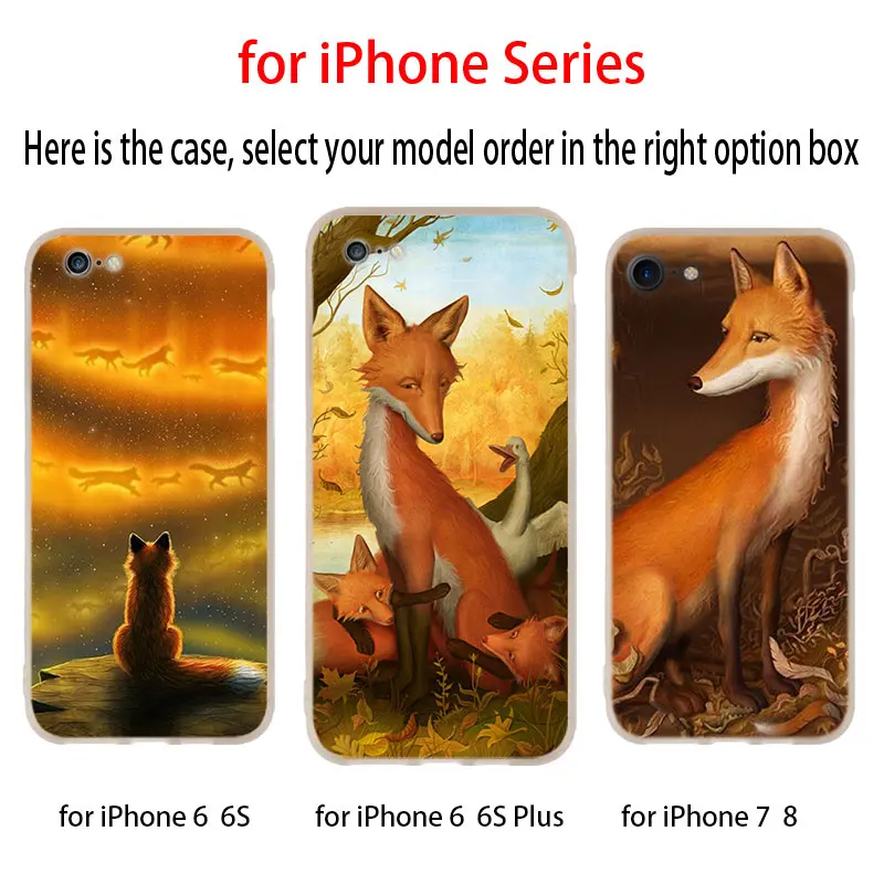 Sr. Lindo лиса Z3j печать duro чехол для iphone XS 11 Pro Max XR X 10 Чехол мобильного телефона чехлы 7