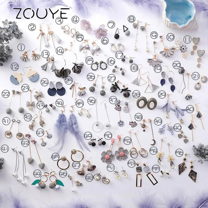 ZOUYE Super Fairy Cool Tone Hypoallergenic Love Heart Drop Earrings Allergy Free Sweet Lovely Cute Romantic Fashion Jewelry | Украшения и