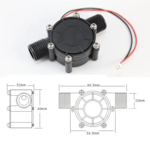 DC 12V генератор 10W micro-hydro водяной турбинный водяное зарядное устройство led |