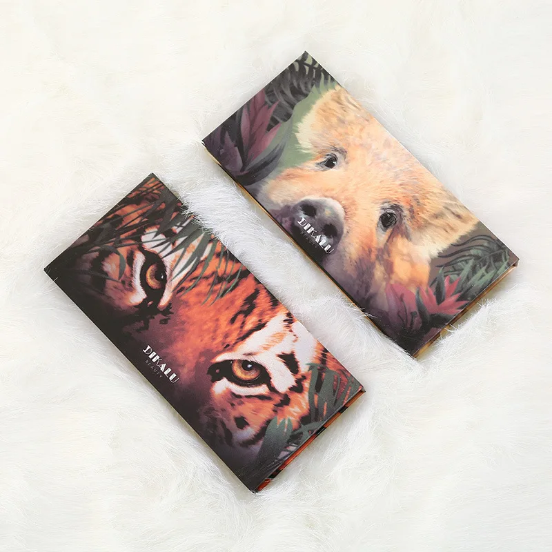 Палитра теней для век в виде животных 12 цветов стойкие матовые блестящие тени с