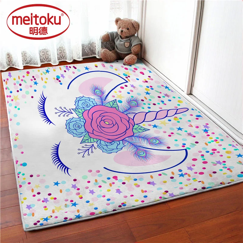 Meitoku детский игровой коврик с видами единорогов Европейский мифологический