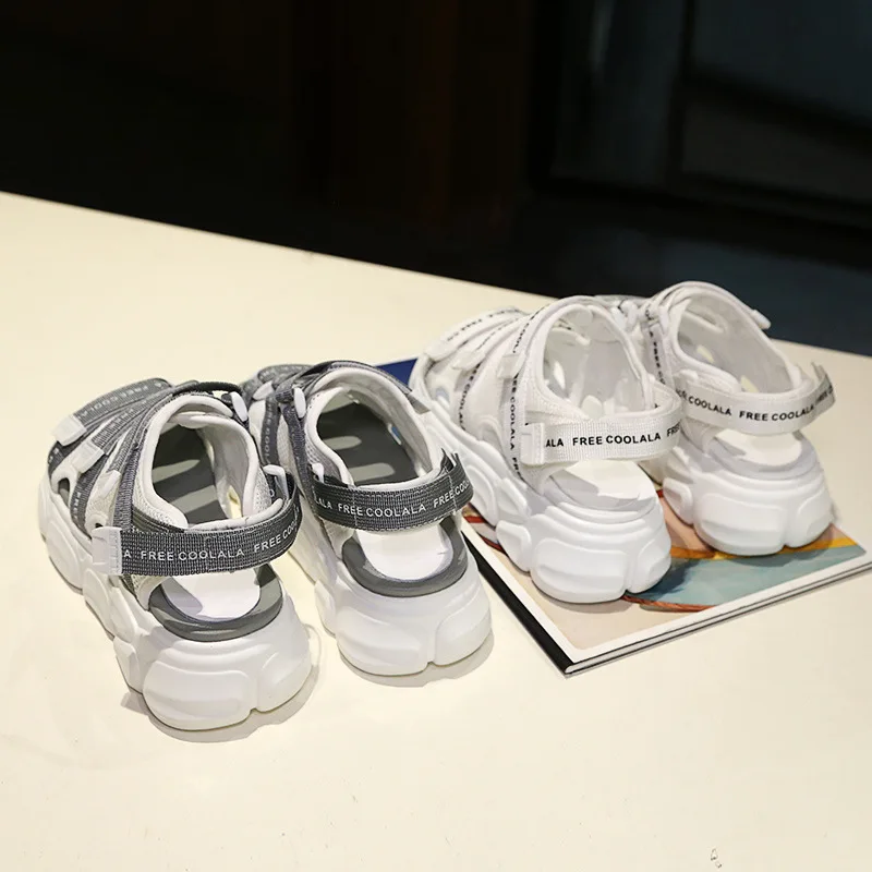 Сандалии женские на массивной подошве пляжная обувь повседневные Босоножки