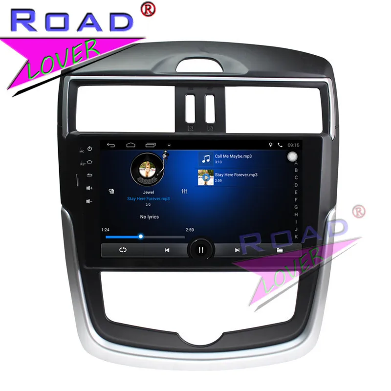 Автомобильный мультимедийный плеер TOPNAVI Android 6 0 2 ГБ + 32 9 дюймов два Din для Nissan Tiida 2016