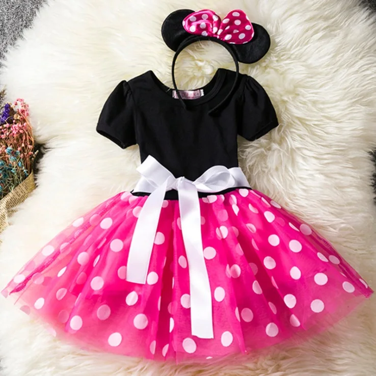 

Girl Bow Tie Child Princess costume dress