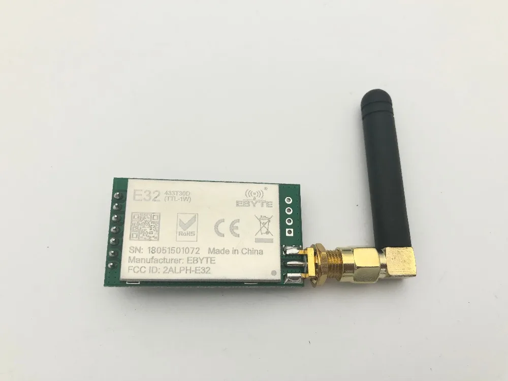 Радиочастотный модуль LoRa SX1278 SX1276 433 МГц приемник передатчик 8000 м E32 TTL 1W + антенна