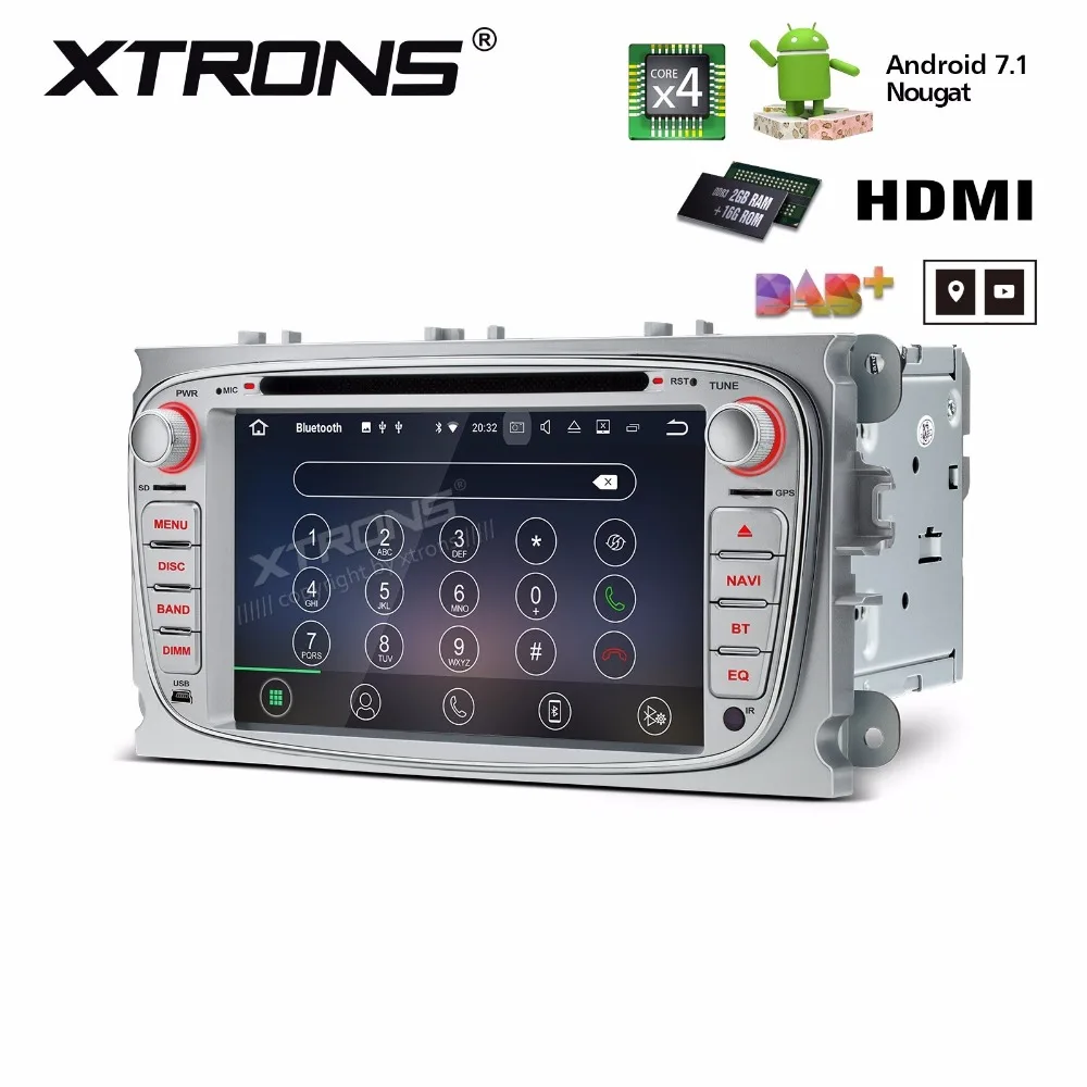 Автомобильный DVD плеер 7 дюймов Android 1 для Ford Focus II 2008 2011 Galaxy 2006 Kuga 2012 ОЗУ 2 Гб